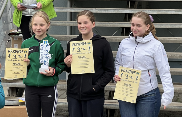Potsdamer Mädchen nutzen 2. Chance auf den Wanderpokal der TK SMK